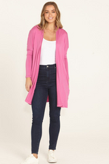 Betty Basics Margot Cardigan - Winter Pink