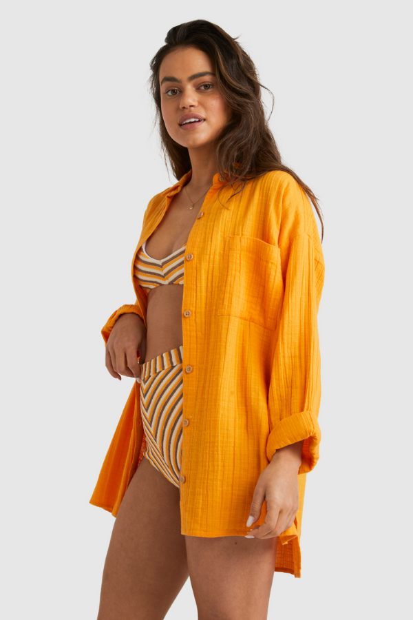 Billabong Sun Days Shirt - ORANGE SODA