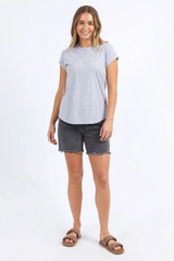 Foxwood Signature Tee - Grey Marle