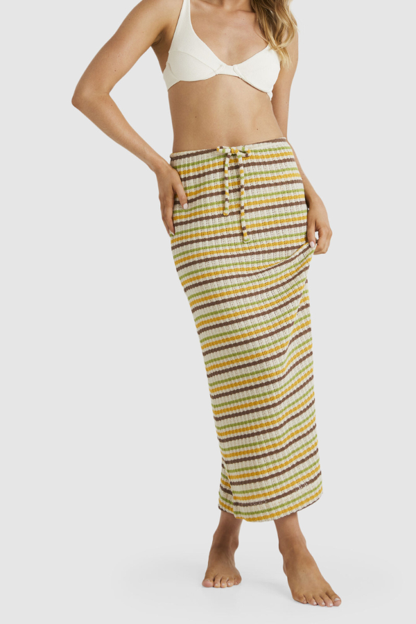 Billabong Peak Hour Maxi Knit Skirt - MULTI