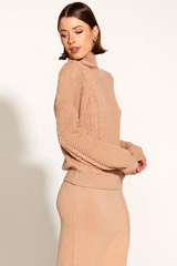 Fate & Becker Treasure Turtleneck Cable Knit