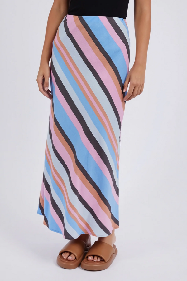 Foxwood Gazelle Stripe Skirt - Multi Stripe