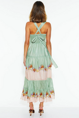 Fate & Becker Hollyhock Maxi Dress - Floral Eye