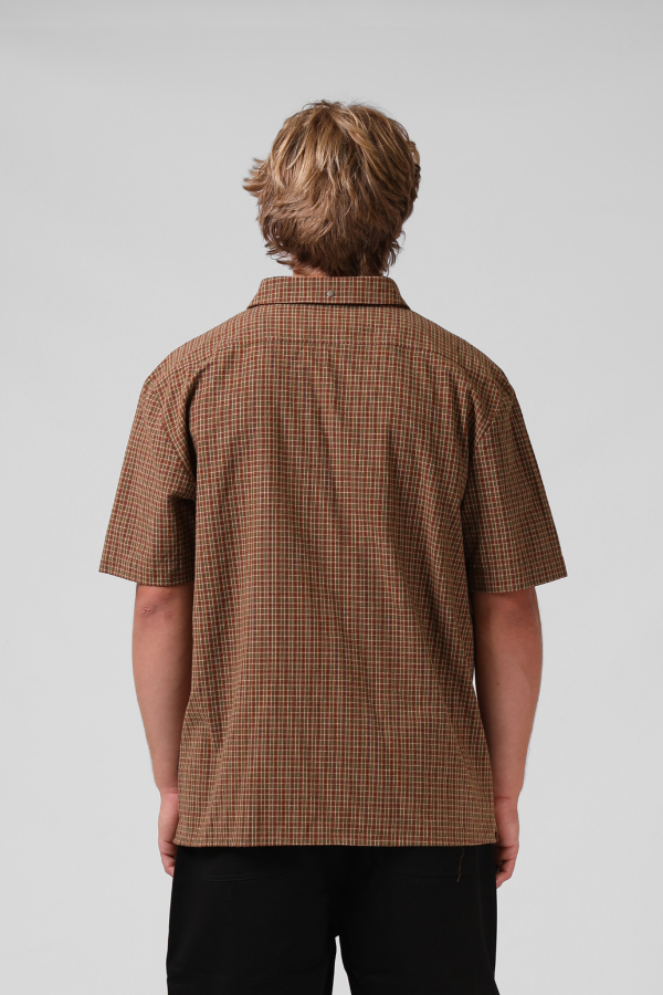 RPM Tart-in SS Mens Check Shirt