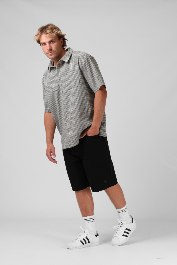 RPM Tart-in SS Mens Check Shirt
