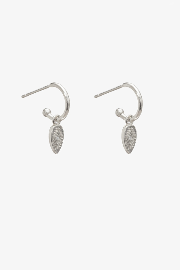 Antler Gracie Petite Hoop - Silver