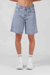 RPM Denim Jorts Womens Shorts - BLUE