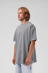 RPM Sanded OS Tee - Grey Wash