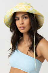 Rhythm Magnolia Floral Bucket Hat - FERN
