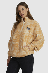 Roxy Jive Talking Sweater - CARAMEL