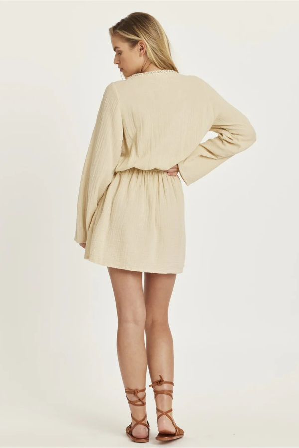 Amuse Ring My Bell Woven LS Mini Dress