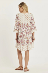 Amuse Spring Fling Woven Mini Dress - SANDY