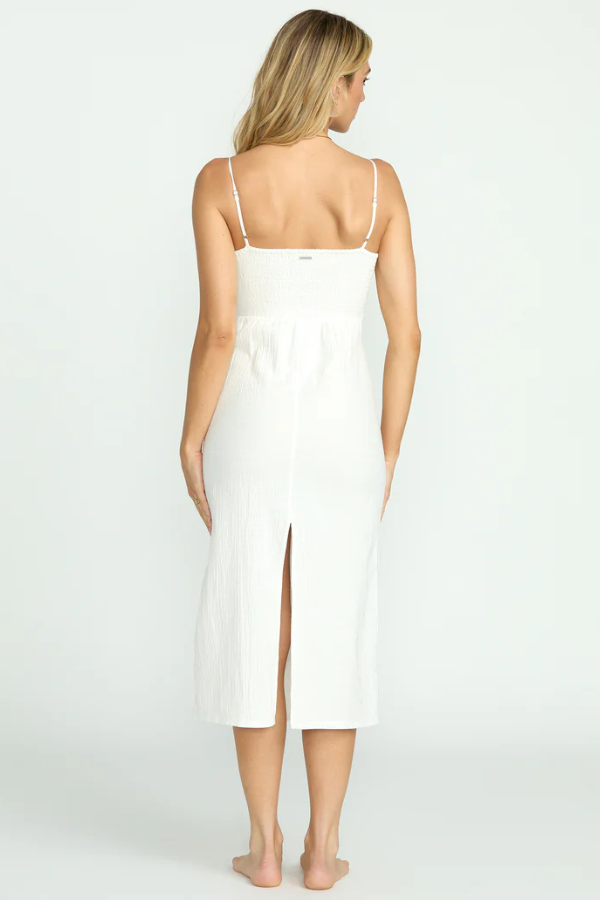 Billabong Crystal Clear Midi Dress - SALT CRYSTAL