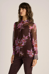 Fate & Becker Nyomi Blouse - Dark Flower Print