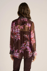 Fate & Becker Nyomi Blouse - Dark Flower Print