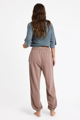 Roxy Steppin Up Trackie Pant - MOCHA