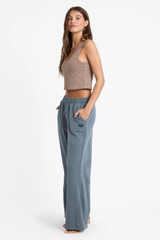 Roxy Heading Out Trackie Pant - DARK SLATE