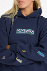 Roxy Going Back Womens Hoodie - INDIGO