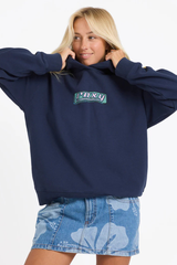 Roxy Going Back Womens Hoodie - INDIGO