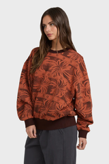 Billabong Vida Palms Womens Crew - TEAK
