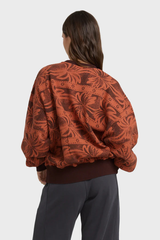 Billabong Vida Palms Womens Crew - TEAK