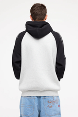 Quicksilver YG Operator Zip Up Hoodie - LIGHT GREY HEATHER