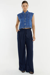 Sass Beth Tailored Pant - Navy