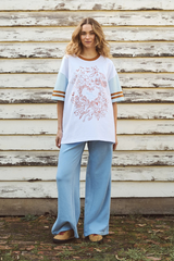 Foxwood Lucky Charm Tee - WHITE
