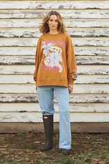 Foxwood Studio Series Home Grown Crew Top - TABACCO