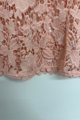 Pre-Loved Loobies Story Pink Lace SS Top 12