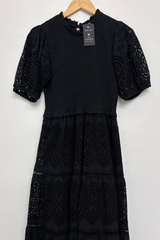 Pre Loved Decjuba Black SS Long Dress AU8