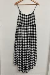 Pre-Loved Staple The Lable Black/White Chequered Dress 12