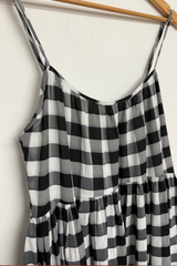 Pre-Loved Staple The Lable Black/White Chequered Dress 12