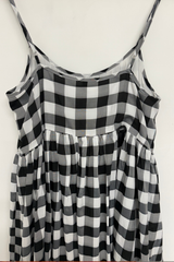Pre-Loved Staple The Lable Black/White Chequered Dress 12