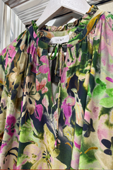 Pre Loved Jump Pink/Green Floral LS Top