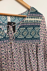 Pre Loved Tiger Lily Pink/Teal LS Top 10