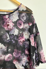 Pre Loved Blank Space Black/Purple Rose Top 10