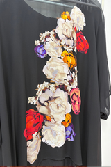 Pre Loved Bittermoon Black Floral SS Top 22
