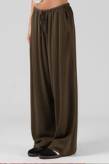RPM Norma Wide Leg Pant - DARK OLIVE