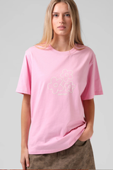 RPM Flowers Tee - PINK
