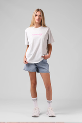 RPM Flowers Womens Tee - WHITE MARL