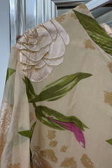 Pre-Loved Susan Blake Cream/Pink Floral LS Top 22