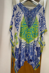 Pre-Loved Nicki Plowman Bright Kaftan Top OS