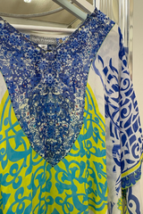 Pre-Loved Nicki Plowman Bright Kaftan Top OS
