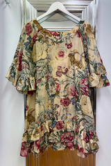 COOPER Cream Floral Silk Top 10