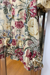 COOPER Cream Floral Silk Top 10