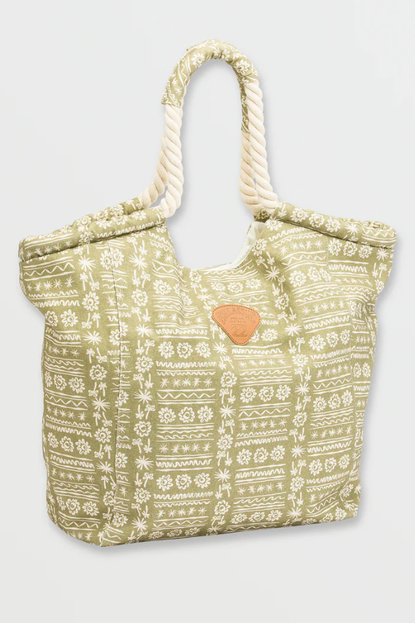 Billabong Lost On You Tote Bag - GREEN TEA