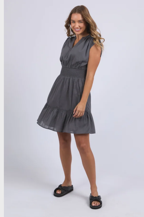Foxwood Adelyn Dress - Charcoal