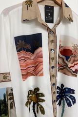 Pre-Loved LS Palm Tree Shirt L