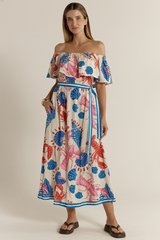 Fate & Becker Soleil Dress - Lobster